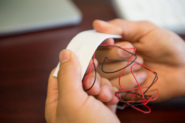 One step closer to wearable electronics