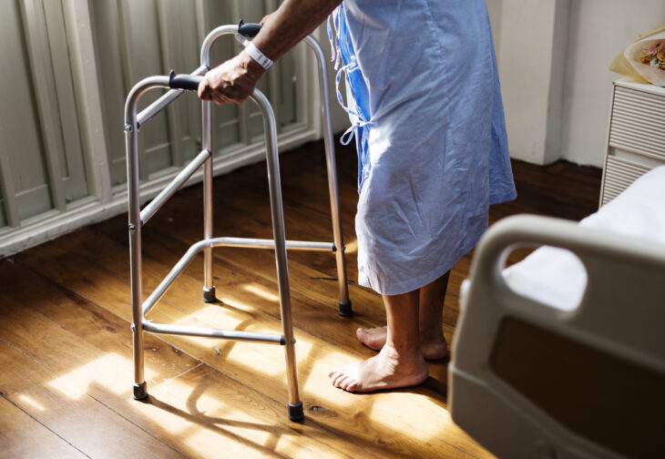 Person using a walker
