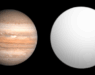 Comparison of exoplanet TrES-1 b with Jupiter
